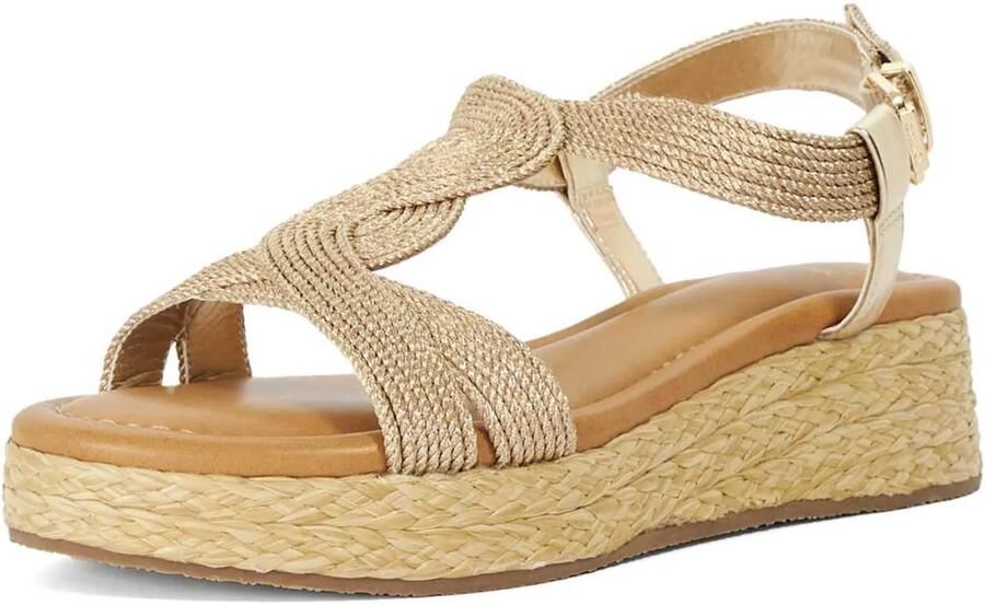 Dune LONDON Sandalen met riem goud
