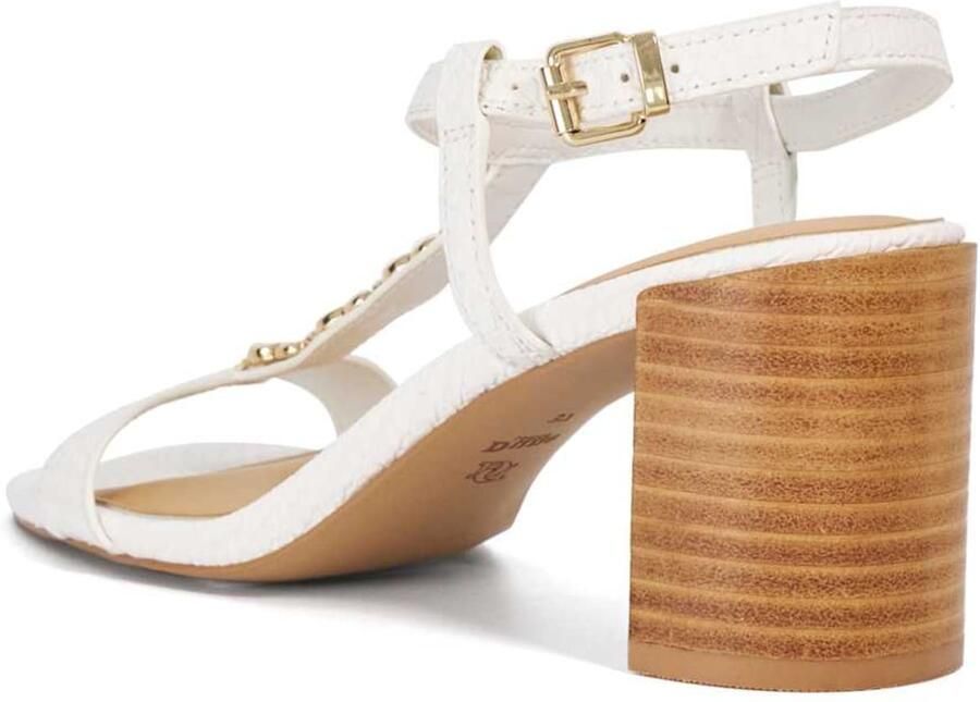 Dune LONDON Sandalen met riem 'Josina' wit - Foto 4