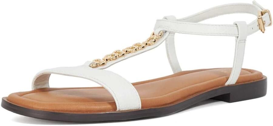 Dune LONDON Sandalen met riem 'Lollipops' natuurwit