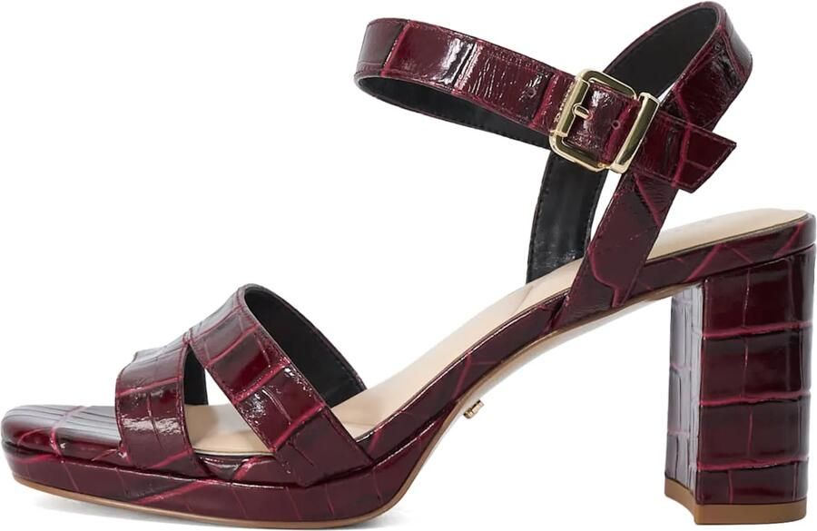 Dune LONDON Sandalen met riem 'Manifesting' bourgogne - Foto 3