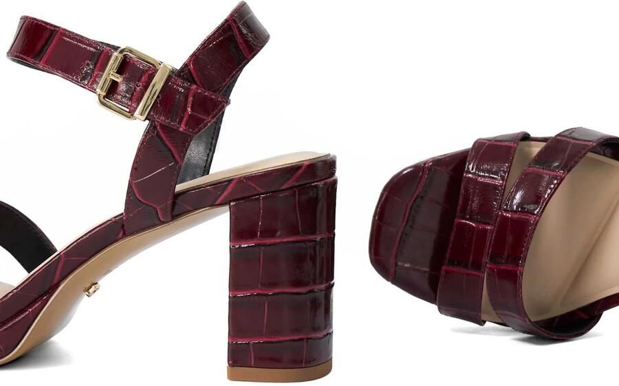 Dune LONDON Sandalen met riem 'Manifesting' bourgogne - Foto 4