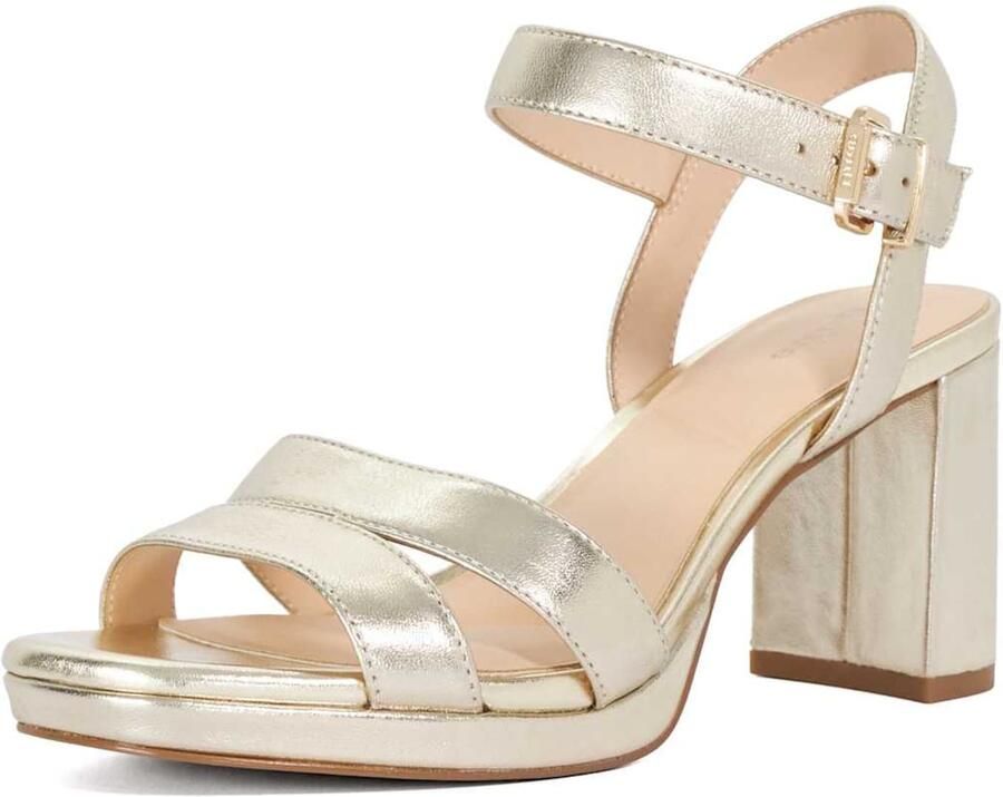 Dune LONDON Sandalen met riem 'Manifesting' goud
