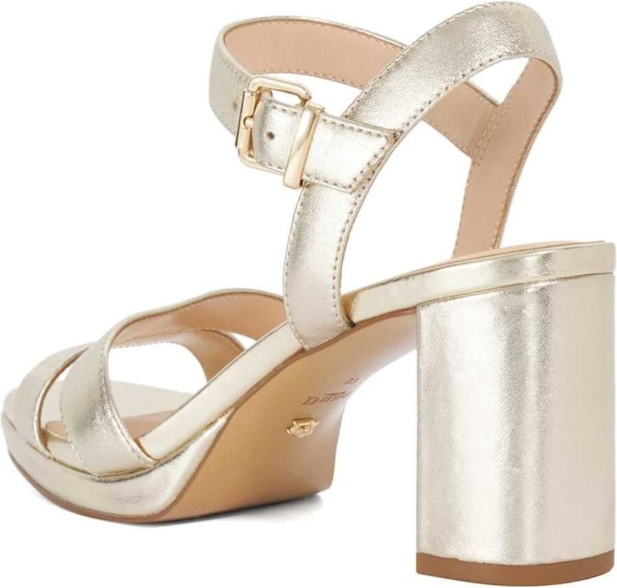 Dune LONDON Sandalen met riem 'Manifesting' goud - Foto 2
