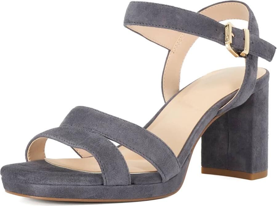 Dune LONDON Sandalen met riem 'Manifesting' grijs