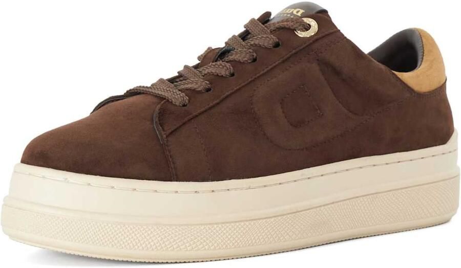 Dune LONDON Sneakers laag 'Eden' brokaat donkerbruin