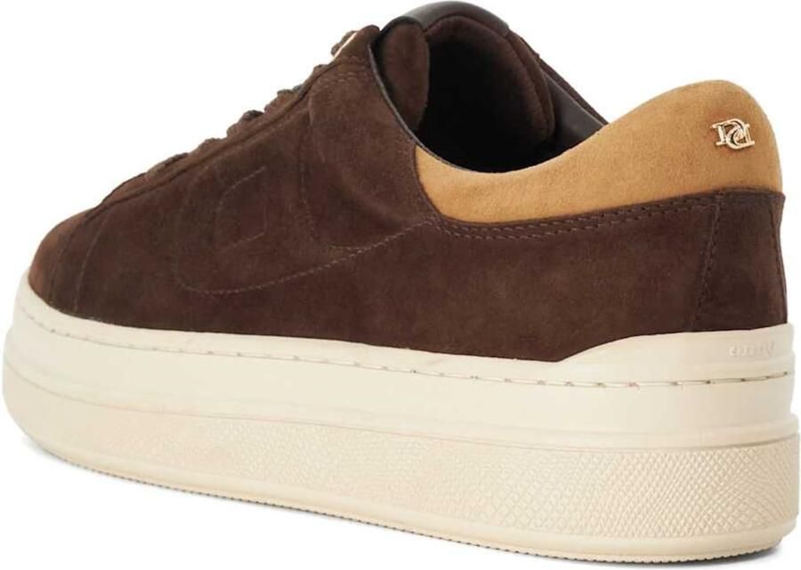 Dune LONDON Sneakers laag 'Eden' brokaat donkerbruin - Foto 3