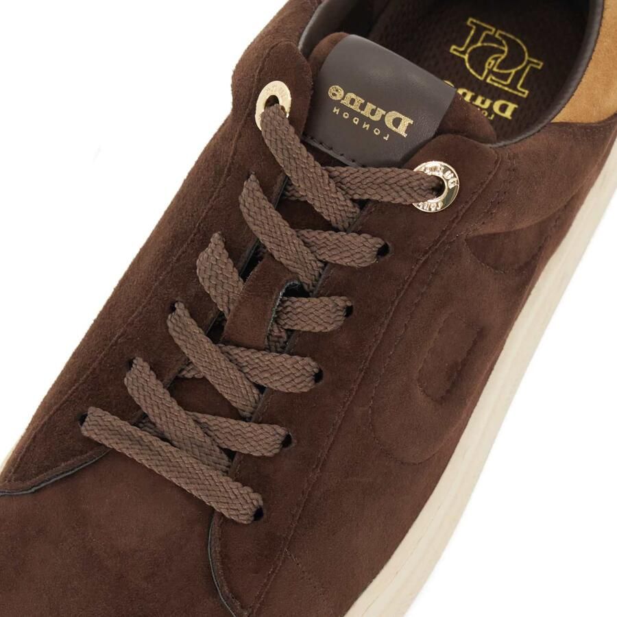 Dune LONDON Sneakers laag 'Eden' brokaat donkerbruin - Foto 2