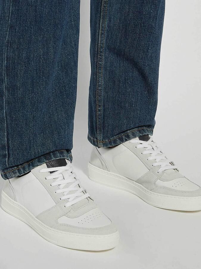 Dune LONDON Sneakers laag 'Tawly' navy lichtgrijs wit - Foto 3