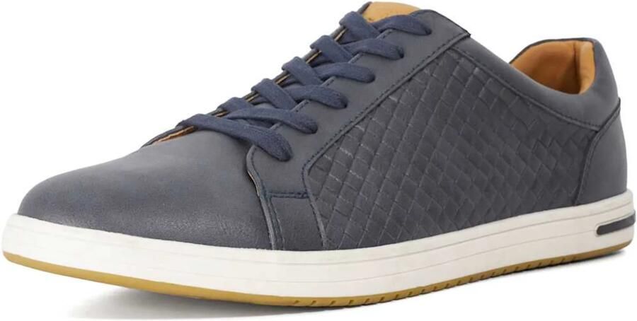 Dune LONDON Sneakers laag 'Tezzy Weave' navy