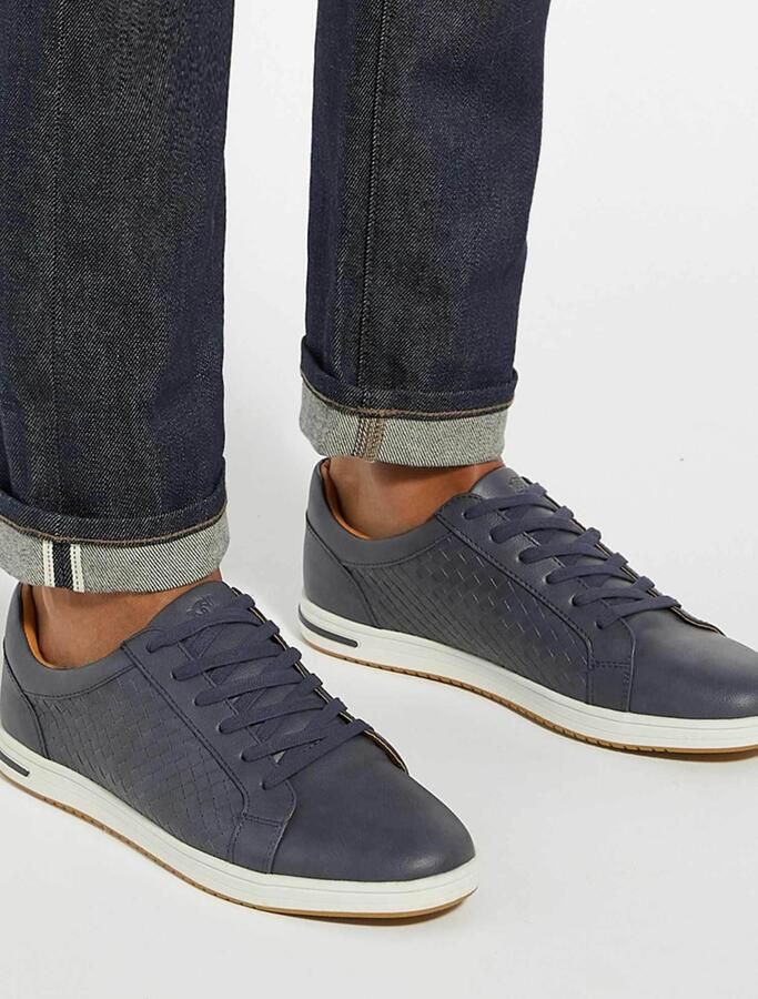 Dune LONDON Sneakers laag 'Tezzy Weave' navy - Foto 3