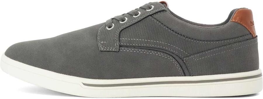 Dune LONDON Sneakers laag 'Tommus' bruin donkergrijs - Foto 4