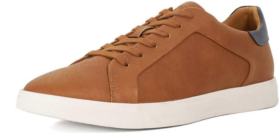 Dune LONDON Sneakers laag 'Traces' marine cognac