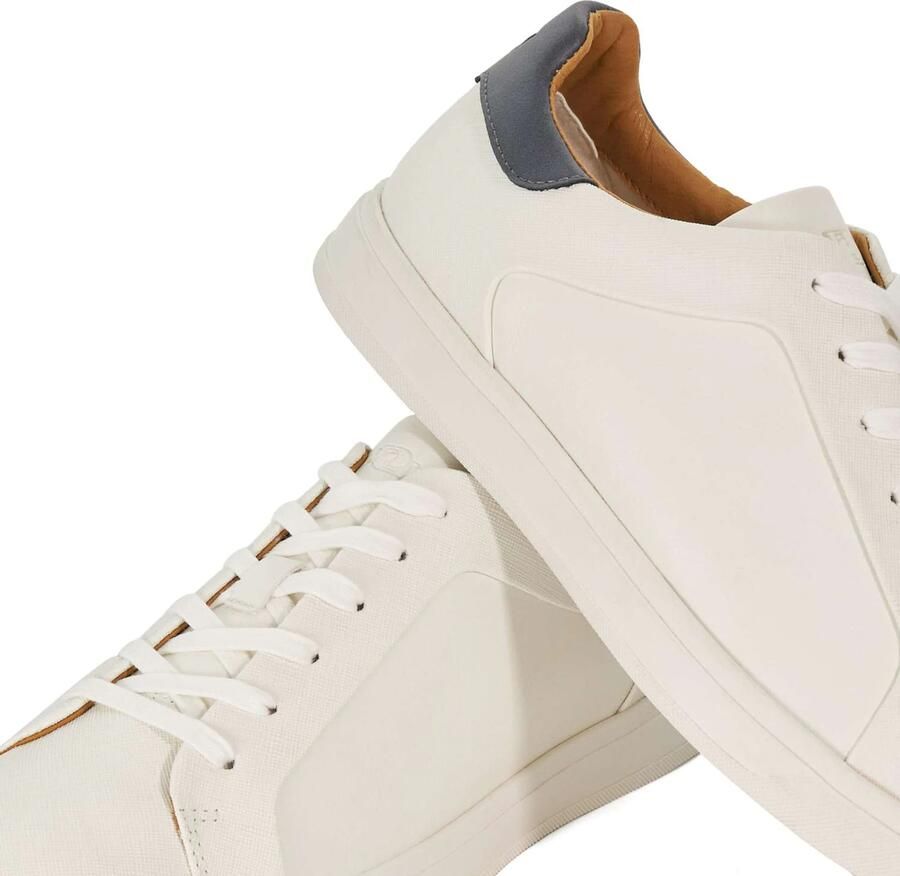 Dune LONDON Sneakers laag 'Traces' zwart wit - Foto 2