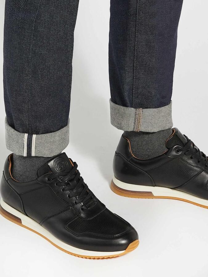 Dune LONDON Sneakers laag 'Trilogy' zwart - Foto 4