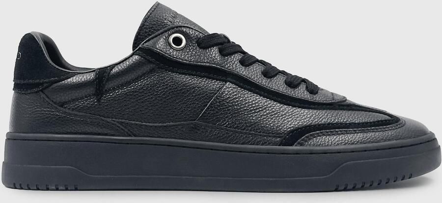 DUTCH'D Sneaker Heren Sneaker + 2 Pack Sokken Designer merk Zwart Luxe Leer Model Fuse - Foto 6