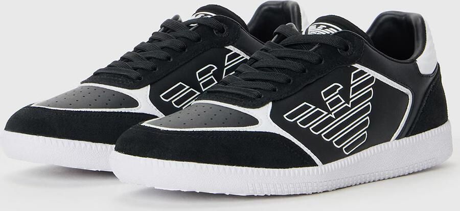 EA7 Emporio Ar i Sneakers met labelprints model 'NEW HERITAGE EAGL' - Foto 8
