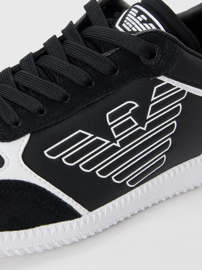 EA7 Emporio Ar i Sneakers met labelprints model 'NEW HERITAGE EAGL' - Foto 7