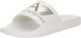 Emporio Armani EA7 Witte Plain PVC Slip-On Slippers White Dames - Thumbnail 5