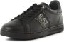Emporio Armani EA7 Zwarte Sneakers Ronde Neus Vetersluiting Black Heren - Thumbnail 4