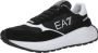 Emporio Armani EA7 Zwarte Sneakers met Versterkte Hiel Black Heren - Thumbnail 4
