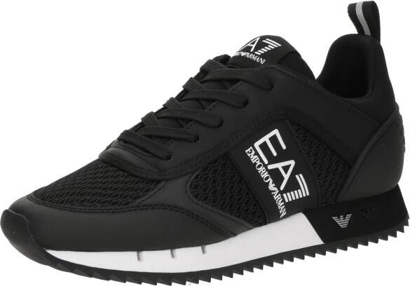 EA7 Emporio Armani Sneakers laag 'BLACK WHITE'