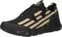 Emporio Armani EA7 Ultimate Kombat Sneakers Patroon & Effen Black Heren - Thumbnail 4