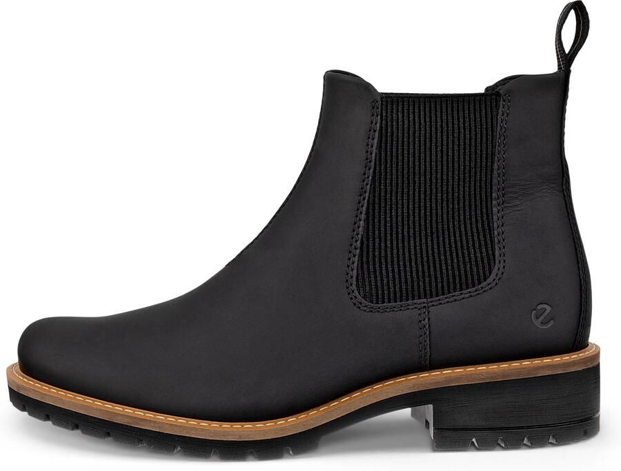 Ecco Chelsea-boots ELAINA Instaplaarzen herfstlaarzen enkellaarsjes met stretchinzetten