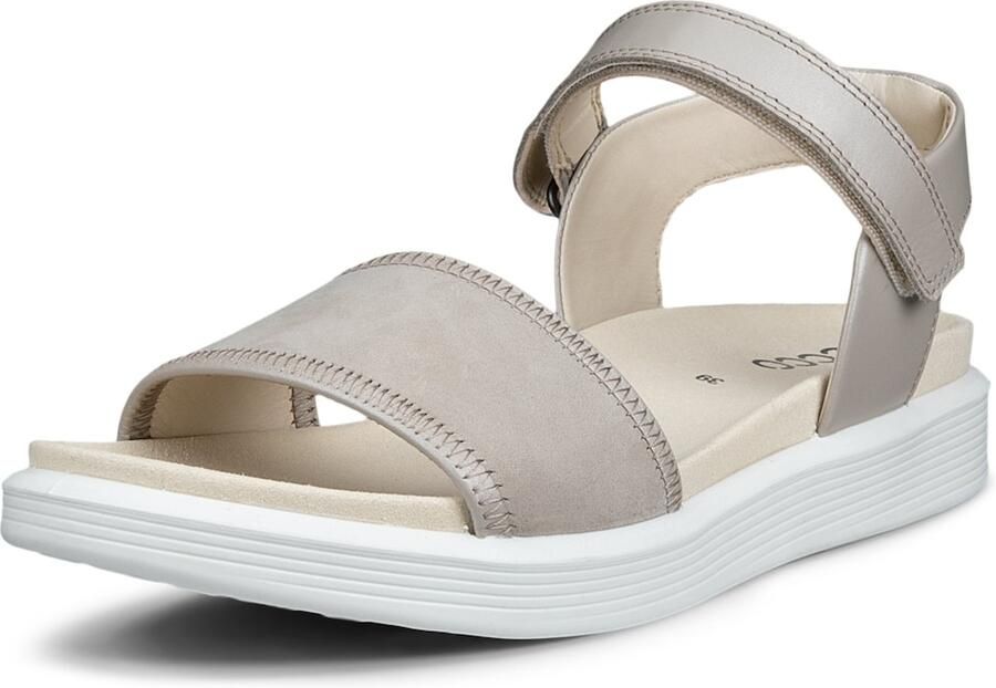 ECCO Sandaal ' Soft Sandalen grau metallic Riemen 238823' grijs - Foto 4