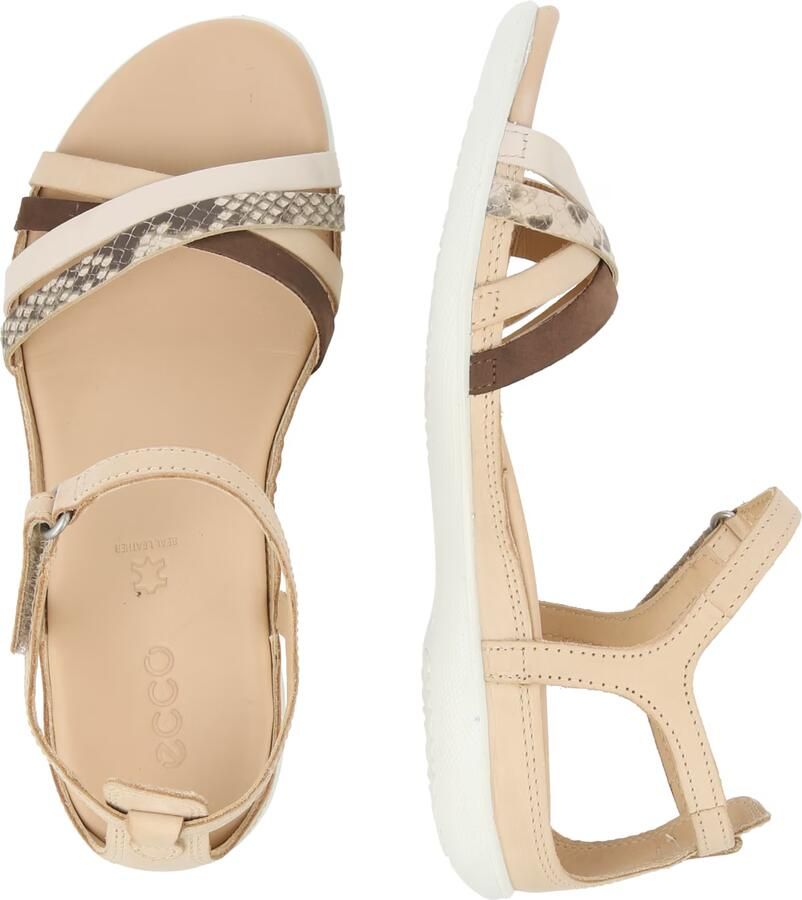 ECCO Sandaal 'FLASH' beige crème chocoladebruin grafiet - Foto 7