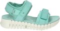 Ecco Sandaaltjes GRUUV SOL W plateau zomerschoen sandaal met praktische klittenband - Blauw