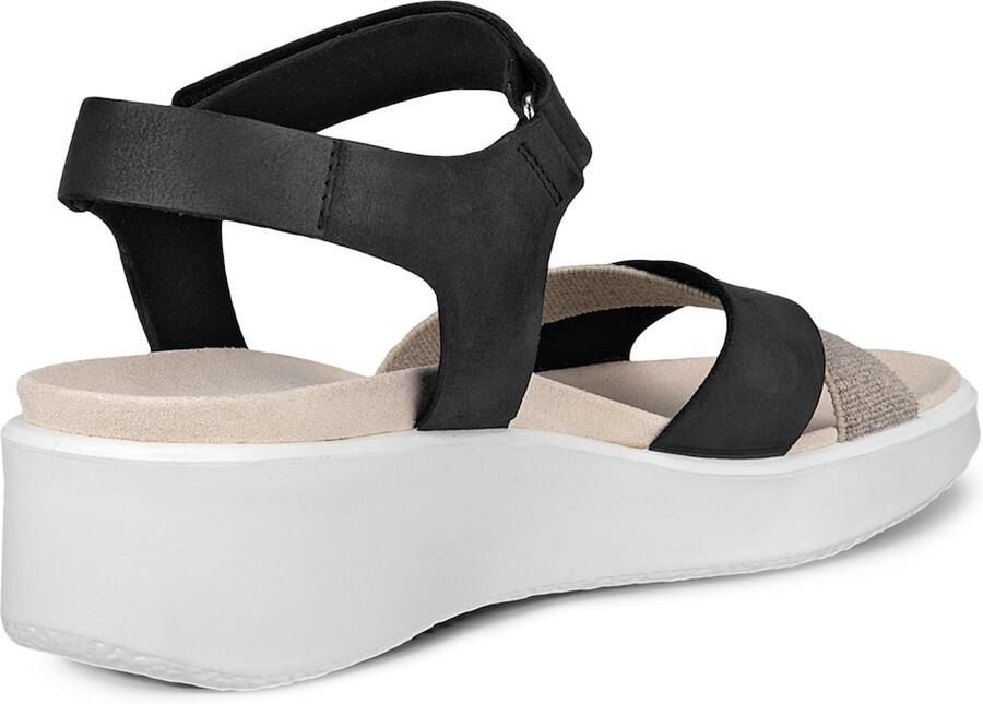 ECCO Sandalen met riem 'FLOWT WEDGE LX' beige zwart - Foto 2