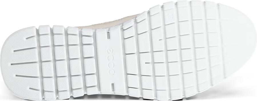 ECCO Gruuv Lite W Limestone leren dames sneakers beige Uitneembare zool - Foto 7