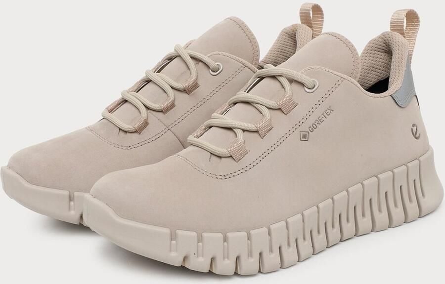 ECCO Sneakers laag 'Gruuv' beige zilver - Foto 2