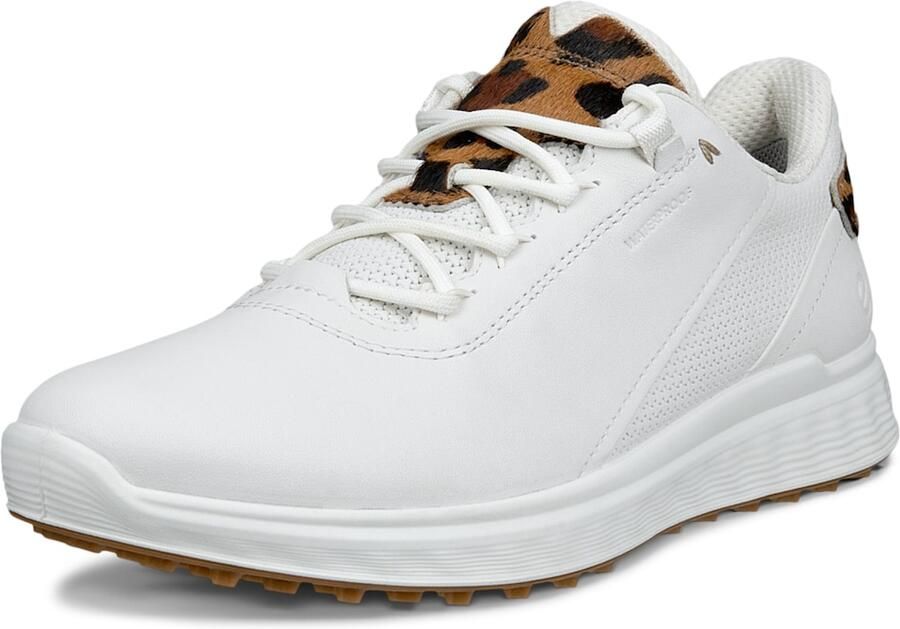 ECCO Sneakers laag karamel cognac zwart wit