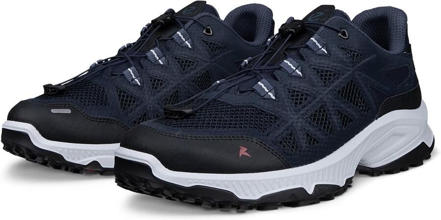ECCO Sneakers laag 'Receptor XP' nachtblauw donkerblauw zilvergrijs - Foto 4