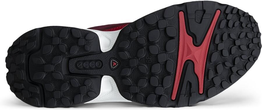 ECCO Sneakers laag 'Receptor XP' wijnrood donkerrood zilver - Foto 4