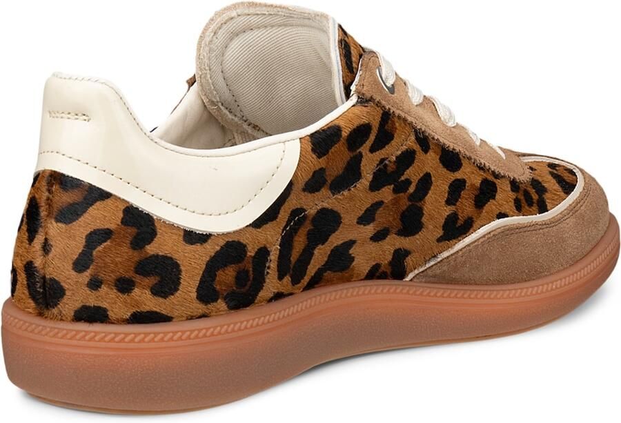 ECCO Sneakers laag 'Soft 11' cognac brokaat zwart wit - Foto 2