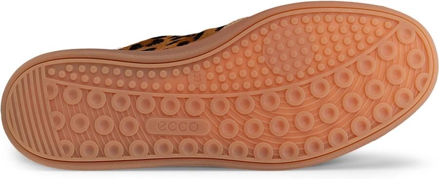 ECCO Sneakers laag 'Soft 11' cognac brokaat zwart wit - Foto 3
