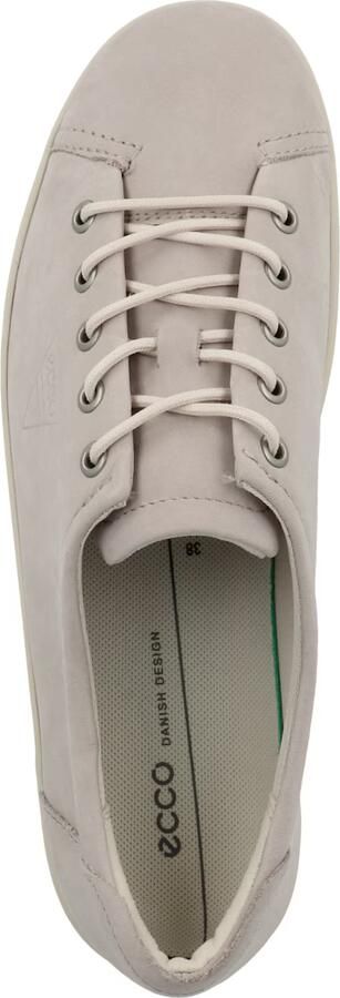 Ecco Veterschoenen Soft 2.0 vrijetijdsschoen lage schoen veterschoen met subtiele logo-opdruk - Foto 5