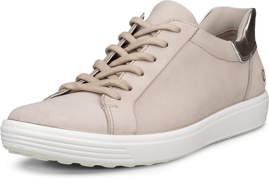 ECCO Soft 7 Easy Slip Sneakers beige Nubuck Dames - Foto 12