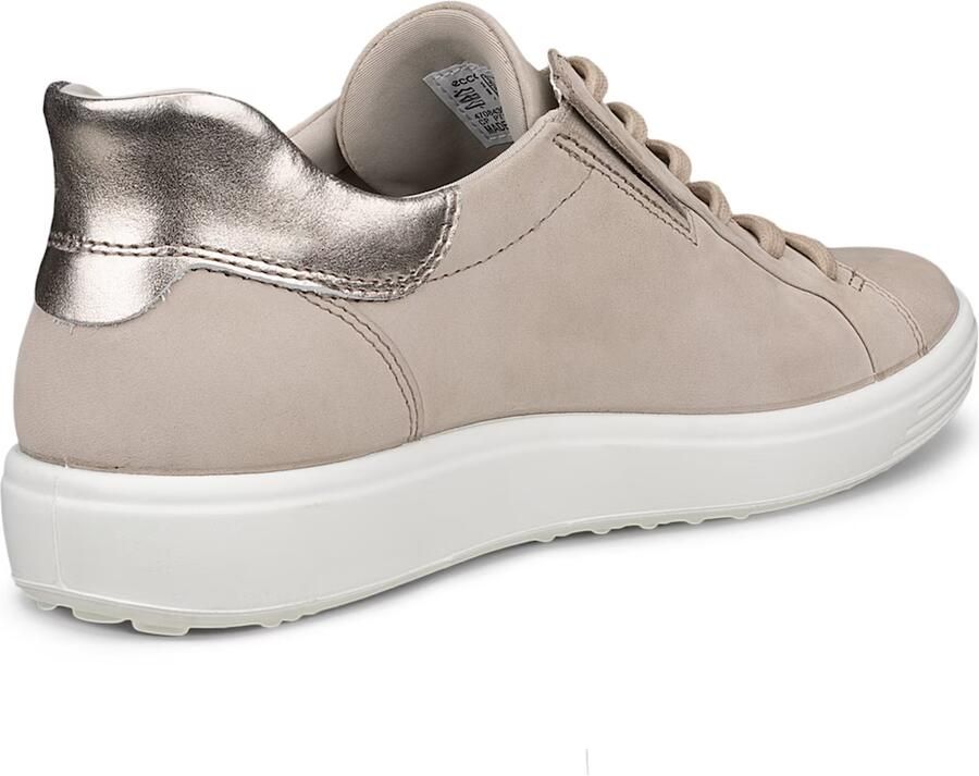 ECCO Soft 7 Easy Slip Sneakers beige Nubuck Dames - Foto 13