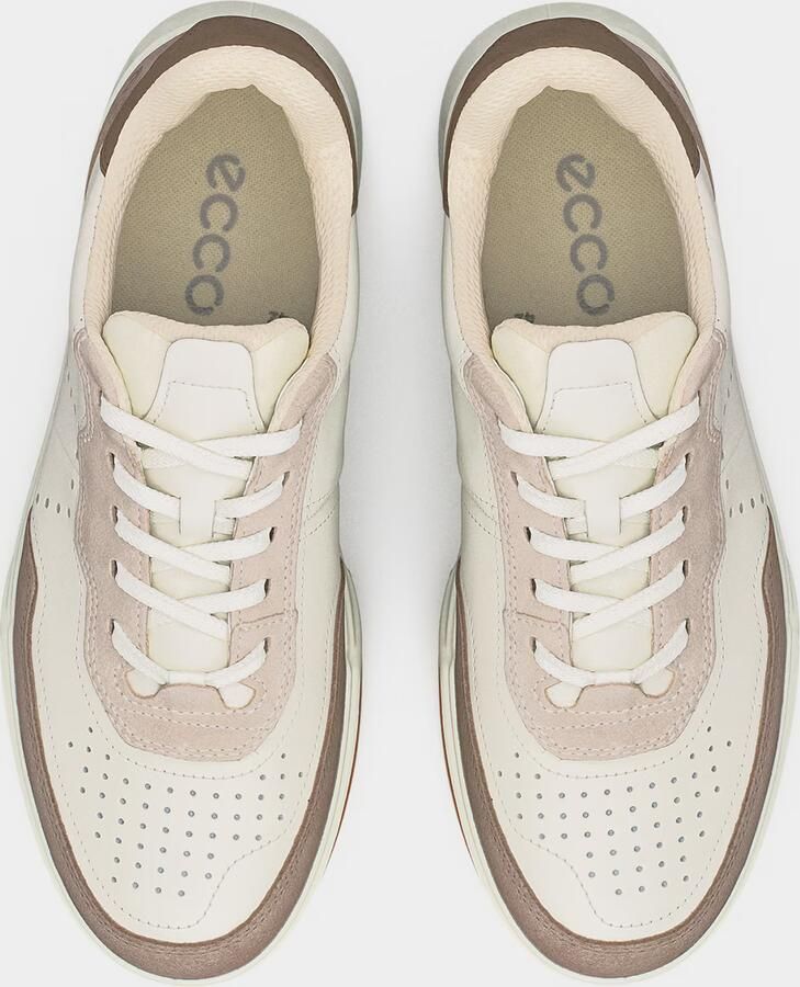 ECCO Sneakers laag 'Street Court' bruin taupe wolwit - Foto 3