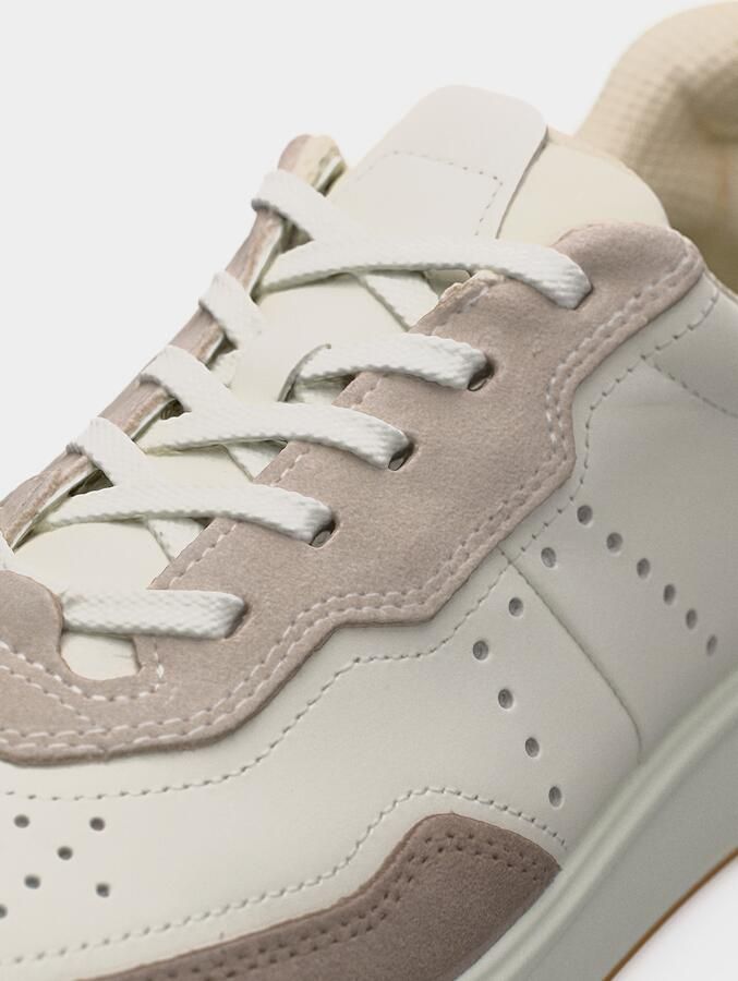 ECCO Sneakers laag 'Street Court' bruin taupe wolwit - Foto 4