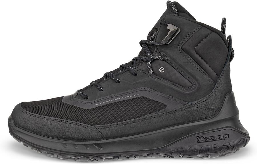 ECCO ULT-TRN Mid Leather Winterschoenen grijs zwart - Foto 3