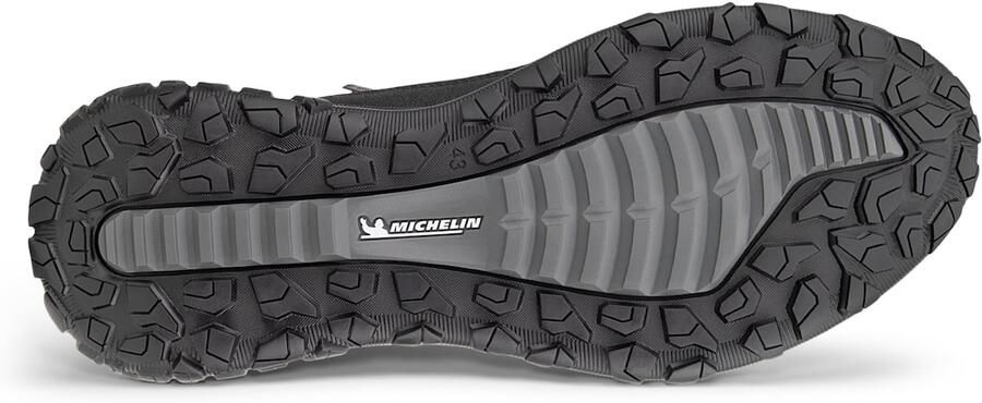ECCO ULT-TRN Mid Leather Winterschoenen grijs zwart - Foto 4