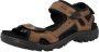 ECCO Offroad Yucatan Plus Sandalen zwart bruin - Thumbnail 4