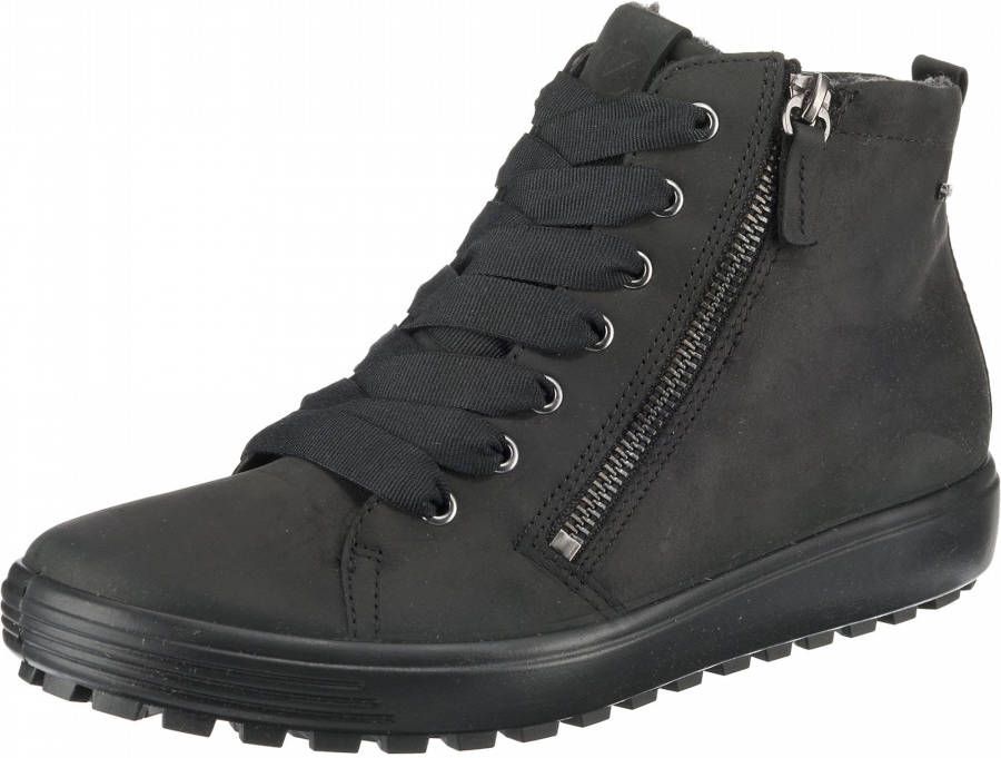ECCO Soft 7 Tred W Veterboots zwart Nubuck - Foto 5