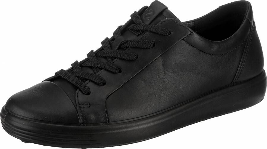 ECCO Soft 7 sneakers zwart Leer 102240 - Foto 4