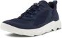 ECCO MX leren heren veterschoenen blauw Uitneembare zool - Thumbnail 3