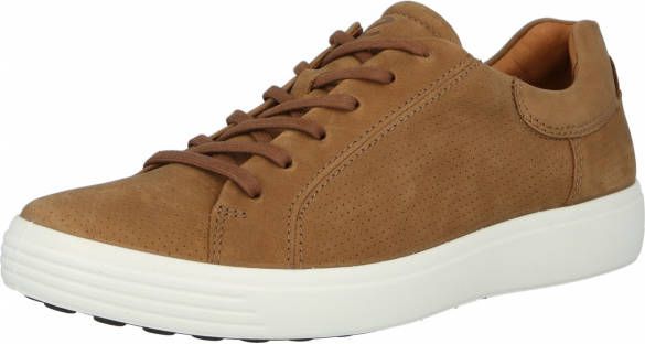 ECCO Soft 7 Sneakers bruin Nubuck Heren - Foto 3